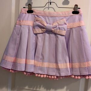Angelic pretty drop waist lavender mini skirt